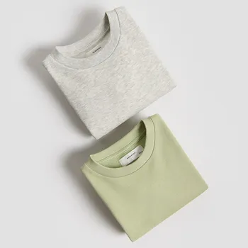 Chlapecká mikina Reserved - Oversize mikina 2 pack - bledá zelená - 599HR-07X - 599HR-07X-134