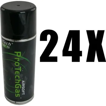 Sport Plynová láhev ProTech Green Gas - 400ml, 200g, 24ks