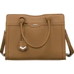 Rovicky světle hnědá elegantní shopper kabelka R-072-02 Velikost: ONE SIZE