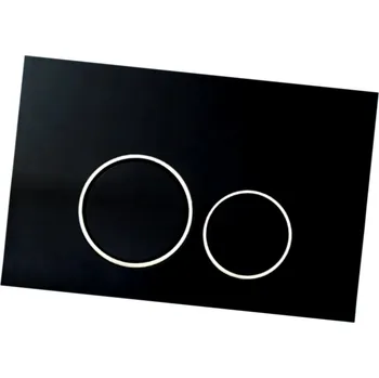 Splachovací tlačítko Splachovací tlačítko D černé matné pro WC Alcaplast Delfin Alcadrain Onnline