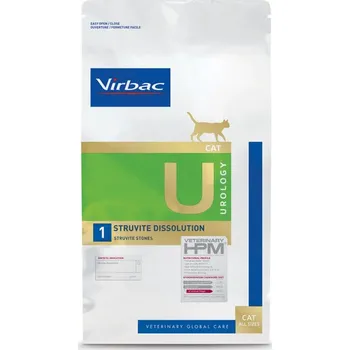 Krmivo pro kočku Virbac Veterinary HPM Cat Urology U1 Struvite Dissolution 1,5 kg