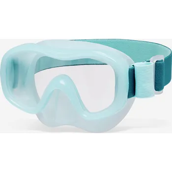 Potápěčská maska DECATHLON Dětská potápěčská maska 100 s úpravou proti zamlžování S MODRÁ|ZELENÁ