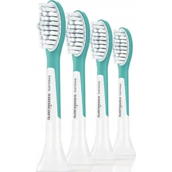 Náhradní hlavice k elektrickému kartáčku Náhradní Hlavice pro zubní kartáček Philips Sonicare For Kids 7+ pro děti, 4 kusy