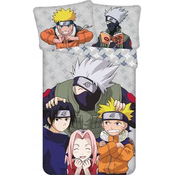 Povlečení Povlečení Naruto Shippuden Grey 140x200 Bavlna