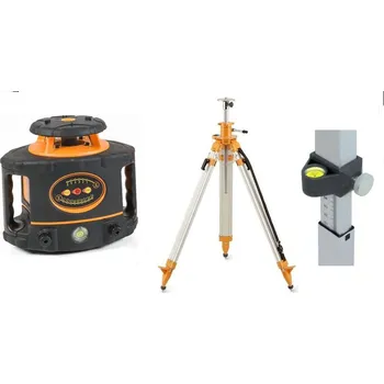 Měřící laser GeoFennel Sada FL 300 pro vodorovnou i svislou rovinu a sklon v osách X a Y se samourovnáním Typ přijímače: S přijímačem FR 50