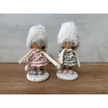 Obraz Holčička s pejskem Barva: Šedá