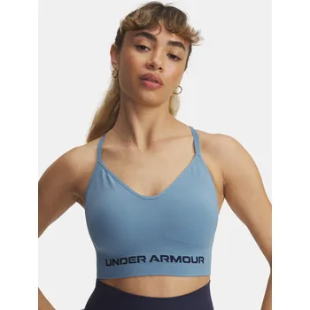 Dámské spodní prádlo Under Armour Dámská podprsenka Vanish Seamless Low B 1384417-418 Modrá XS