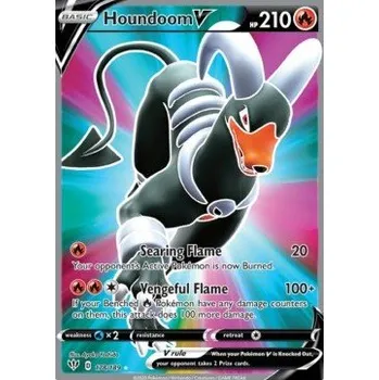 Karetní hra Pokémon DAA 178/189 Houndoom V - Darkness Ablaze