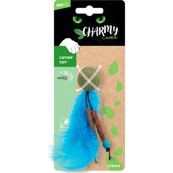 Hračka pro kočku M-Pets hračka pro kočky s catnipem modrá