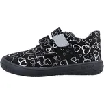 Dětské celoroční boty Jonap B1 Barefoot černé srdce Velikost: 25 (EU)