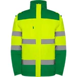 Pánská reflexní bunda Epsylon, zahradní zelená/svítivé žlutá, Velikost 4XL