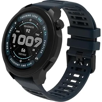 Ostatní příslušenství k chytrým hodinkám eses Silikonový perforovaný řemínek - Tmavě modrý, 20 mm