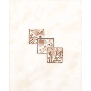 Stavební materiál RAKO Dekor Rako Lucie 15 béžová lesk 20x25 WITGL113 WITGL113