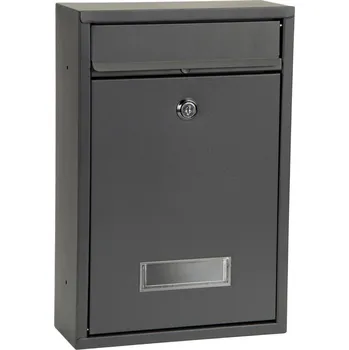 Železářství ModernHome HPB006 Poštovní schránka, pozinkovaná ocel, antracit