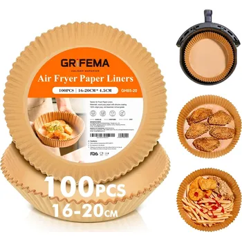 Pečicí papír Kulatý pečicí papír do horkovzdušné fritézy GRIFEMA 100 kusů