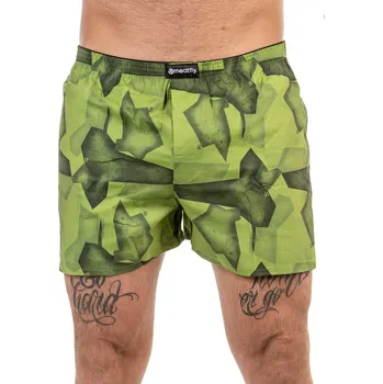 Pánské spodní prádlo Meatfly pánské trenýrky Agostino Double Pack D - Shade | Šedá | Velikost XXL