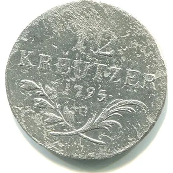 František II. 12 Kreuzer 1795/C. Praha. Ag.