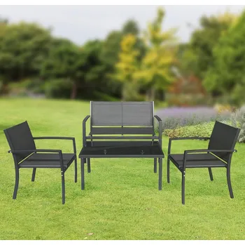 Zahradní sestava Haushalt international Zahradní nábytek - stůl, sofa a 2 křesla 485390