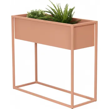 Květináč Kovový květináč Jasmine terakota RAL 3012