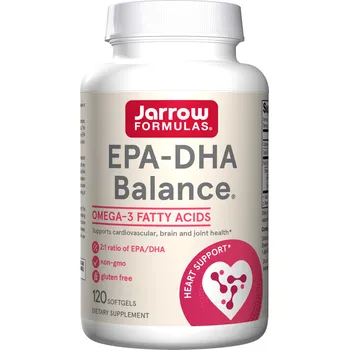 Přírodní produkt Jarrow EPA-DHA Balance, 400 + 200 mg, 120 softgelových kapslí