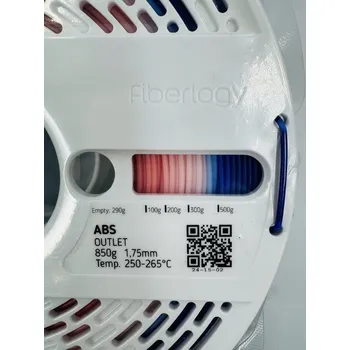 Filament ABS filament OUTLET 1,75 mm Fiberlogy 0,85 kg