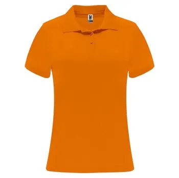 Dámské tričko Dámská sportovní polokošile Monzha, svítivě oranžová, Velikost XL