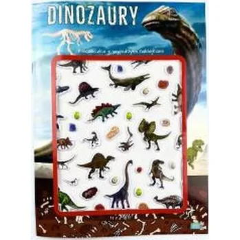 První čtění Dinozaury. Książeczka z wypukłymi naklejkami - DTagency
