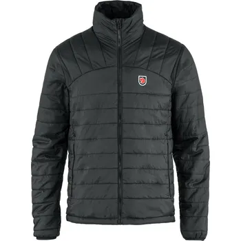 turistická zateplená bunda pánská FJÄLLRÄVEN Expedition X-Lätt Jacket M Black - XL