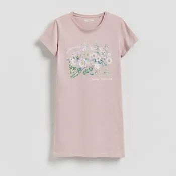 Dámská noční košile Reserved - Noční košile - pastelově růžová - 116HQ-03X - 116HQ-03X-XL