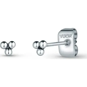 Náušnice Vuch Minimalistické ocelové náušnice Irakli Silver + 2 měsíce na vrácení zboží