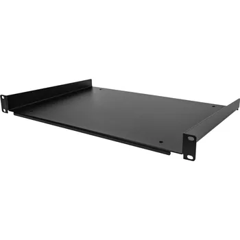Racková skříň StarTech.com 1U Fixed Server Rack Mount Shelf, 12in Deep Steel Universal Cantilever Tray for 19" AV/Data/Network Equipment Rack with Cage Nuts & Screws, 55lbs Weight Capacity, 12" Deep - 1U Network Rack Shelf - police skříně - 1U