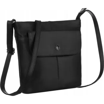 Kabelka Peterson Černá kožená messenger taška [DH] PTN TOR-346-SNC Velikost: ONE SIZE