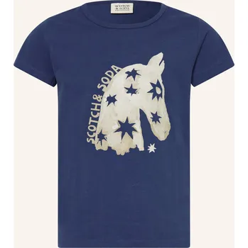 Dámské tričko Scotch & Soda Dívčí Tričko, tmavě modrá, 176