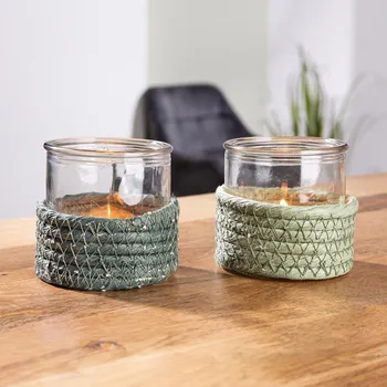 Svícen Gilde Svícny Rehli, poloviční výplet, sada 2 ks 479601