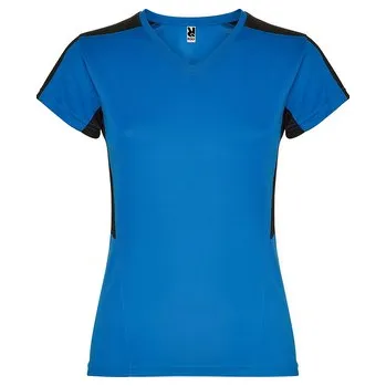 Dámské tričko Dámské sportovní tričko Suzuka, královská modrá/černá, Velikost XXL