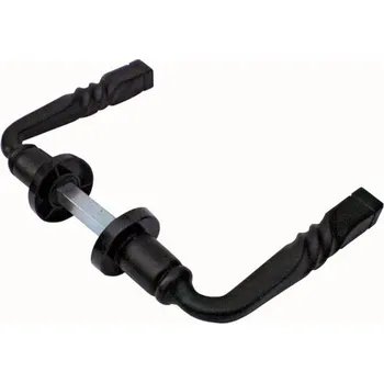 Dveřní kování IBFM Klika 435T - nylon - kovová kovaná klika pro kovové dveře a kované brány