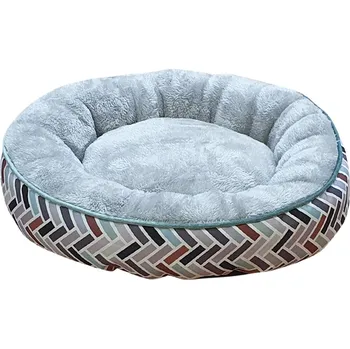 Nobby Classic kulatý pelíšek TONIS světle šedá 50x15cm