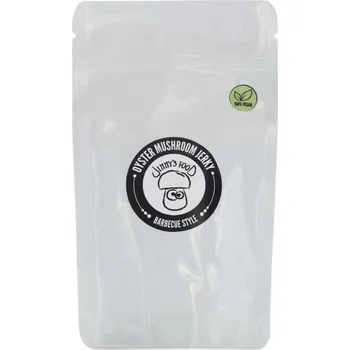 Sušené maso Jimmy's Food Houbové vegan jerky, Hlíva BBQ, 50 g