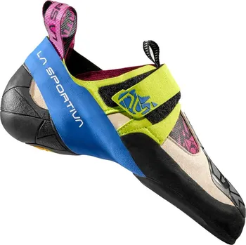 Lezečky lezečky dámské LA SPORTIVA Skwama Woman, Apple Green/Cobalt Blue - 36
