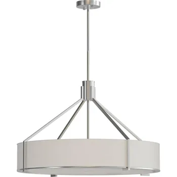 Open Design OR85655-Lustr na tyči DORETTO 6xE27/15W/230V pr. 70 cm m. chrom/bílá