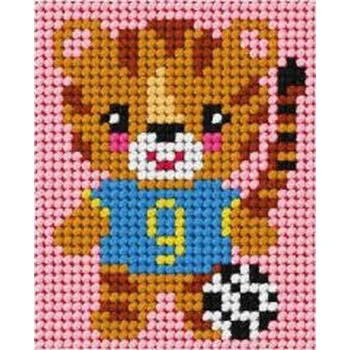 Set školních potřeb Haft. Moje pierwsze wyszywanie - Tygrysek