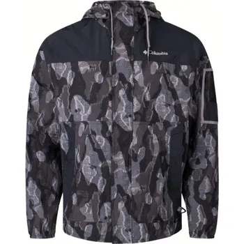 Pánská větrovka Columbia Challenger II Novelty Windbreaker M 2116981011 - black/treebark black XXL