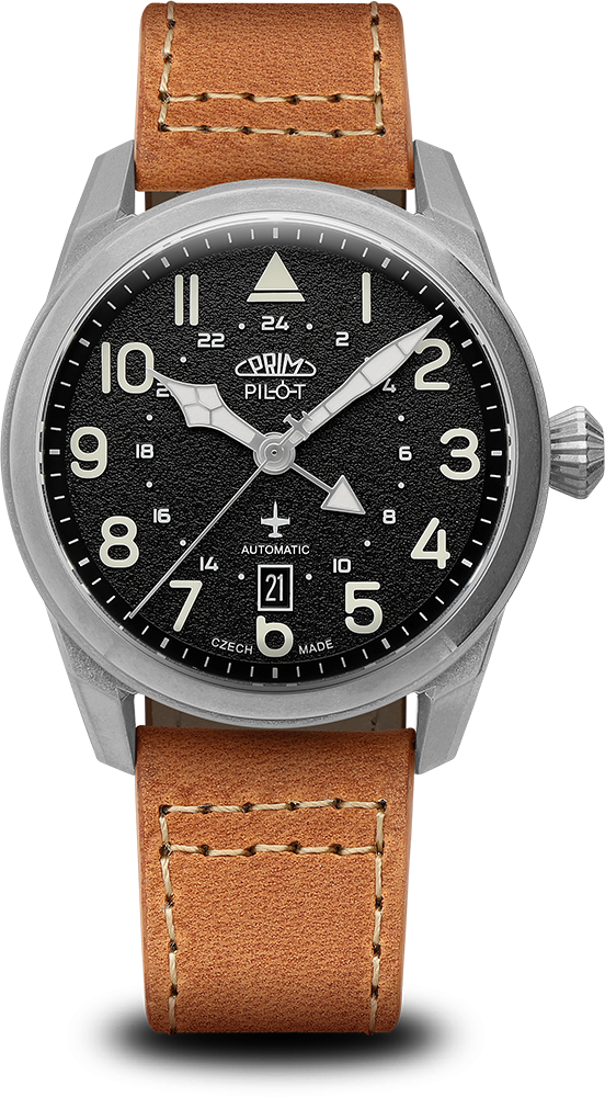 PRIM Pilot Dual Time - B, Limited edition , číslo 036