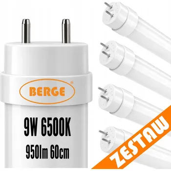LED trubice 4x LED trubice 9W 950lm 60cm 6500K G13 T8 - studená bílá