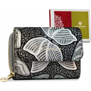 Peněženka Peterson Šedá malá peněženka s holografickým potiskem Y131 PTN 423229-ONBF Velikost: ONE SIZE