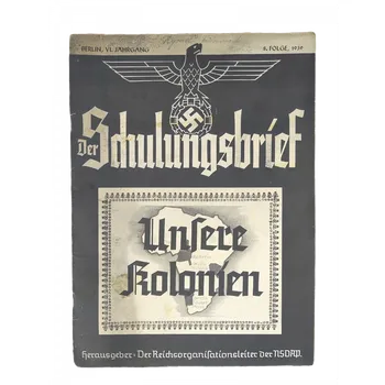 Knihovna Časopis DER SCHULUNGSBRIEF 1939 č.15 - 8. FOLGE (Německý válečný časopis - originál)