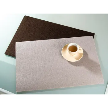 prostírání Gilde Prostírání filcové obdélník, hnědé, 4 ks 844544