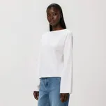 Reserved - Bavlněné tričko s dlouhými rukávy - bílá - 365JX-00X - 365JX-00X-S