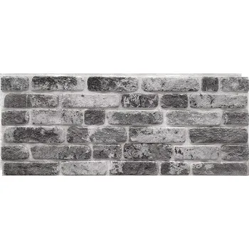 Obklad UNISPO Fasádní obklad Cihla Rustik 50 x 120 x 3,5 cm 1 kus Šedý