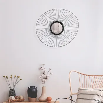 Zrcadlo Asir Dekorativní kulaté zrcadlo Filo 673602